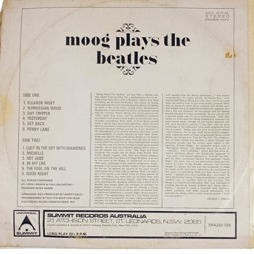 Marty Gold – Moog Plays The Beatles - Vinyl Records