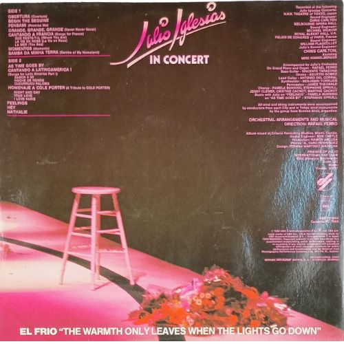 Julio Iglesias - In Concert - Vinyl Records